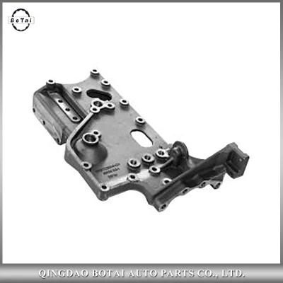 Sand Casting Ductile Iron Rear Leaf Spring Front Bracket 4 Holes Heavy Truck Parts