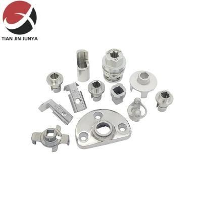 Customized Stainless Steel Pipe Fittings Lost Wax Casting Screwed Threaded Marine Hardware