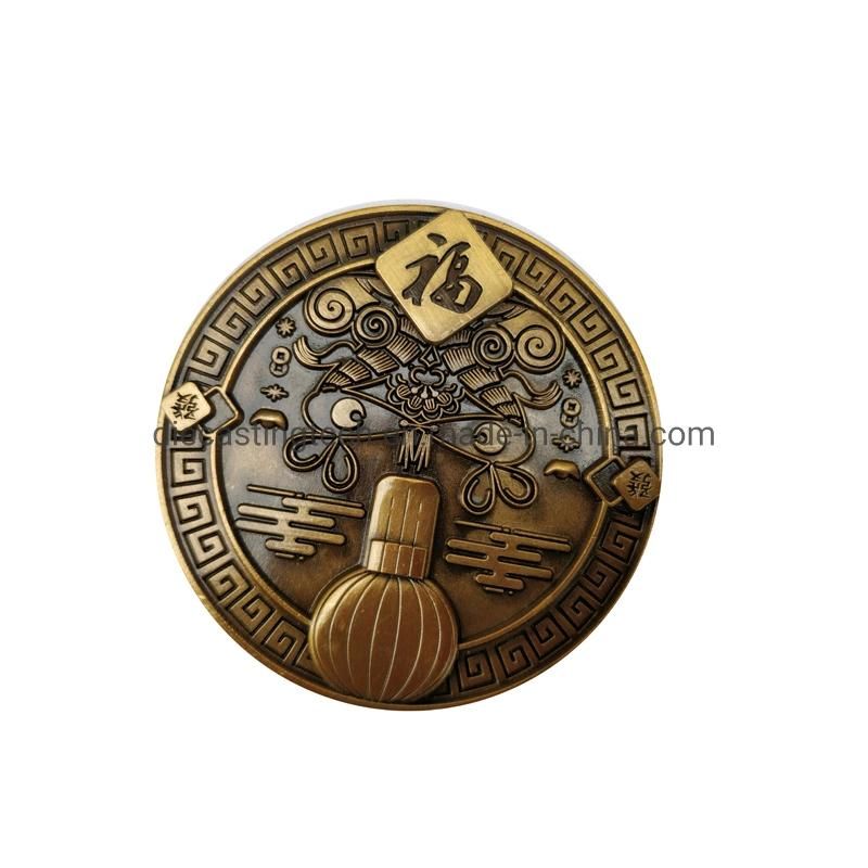 Customized Logo Die Casting Parts Zinc Allloy Medal Statues