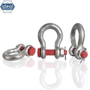 Us Type Drop Forged Bolt Anchor Shackle G2130 2-1/2