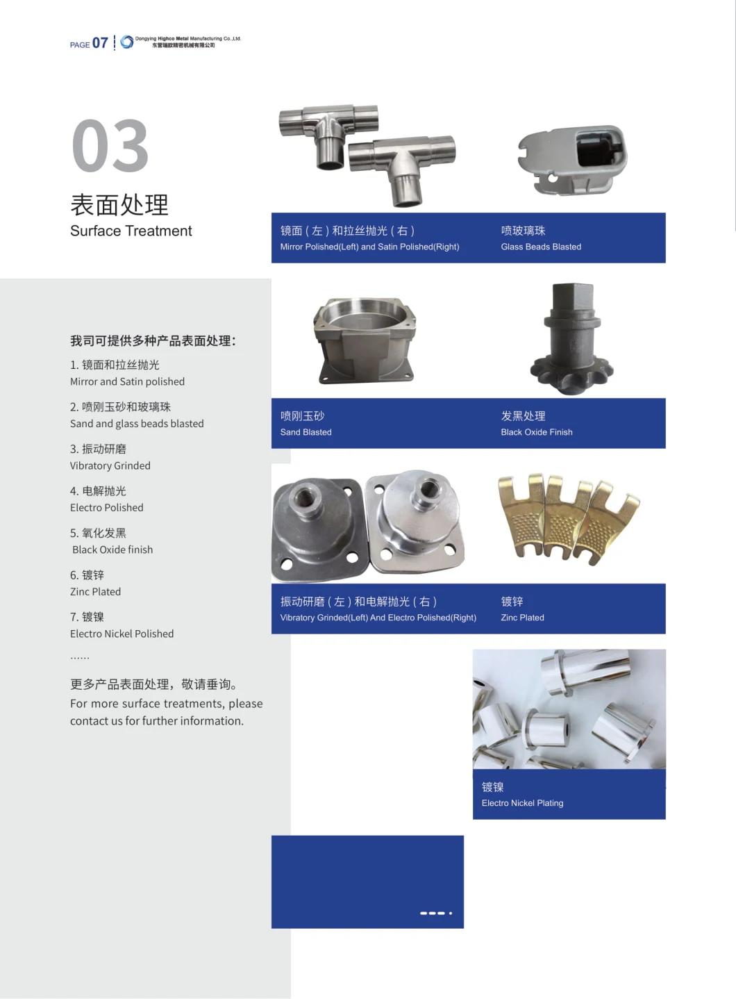 Precision Stainless Steel Automotive Parts Machined by Investment Casting