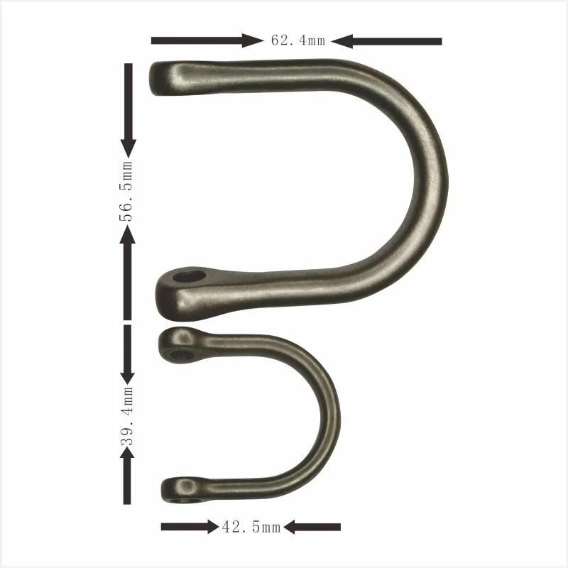 G210 Lifting Electro Galvanized Screw Pin Us Dee Type Carbon Steel Drop Forged Marine Rigging Chain D Shackle