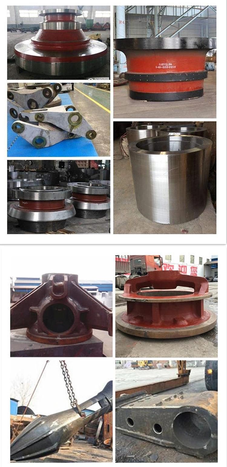 as Drawings Manufacture OEM High Precision Machinery Accessories, Cast Steel/Iron Large Size Heavy Equipment Parts Casting with Machining & Heat Treatment