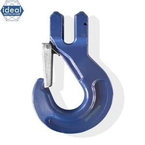Iel-0360h High Quality Forged G100 Clevis Sling Hook with Latch Grade 100 Powder Coated
