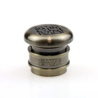 Custom Precision Wine Bottle Cap Gravity Casting Zinc Die Casting
