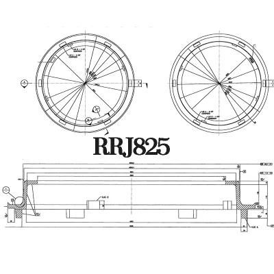 825mm Rubber Ring Joint Reinfored Cement Pipe Pallet