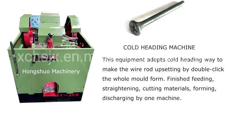 8mm High Speed 1-Die-2-Blow Cold Heading Machine with Thread Rolling Machine Match for Drywall Screw Making