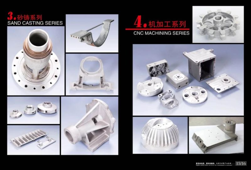 Customized Powder Coating CNC Machining Aluminum Die Casting Lighting Heatsink/Lighting Accessories
