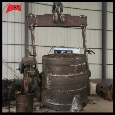 20tons Molten Iron Pouring Hot Metal Ladle for Foundry