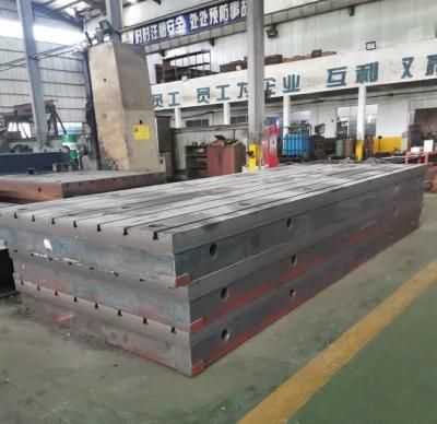 Cast Iron T-Slot Plate for Machine Parts Inspection and Measurement