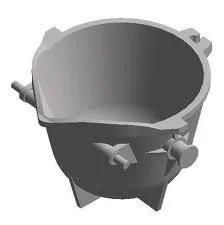 Steel Ladle or Slag Pot Used for Stainless Steel Storage Tank