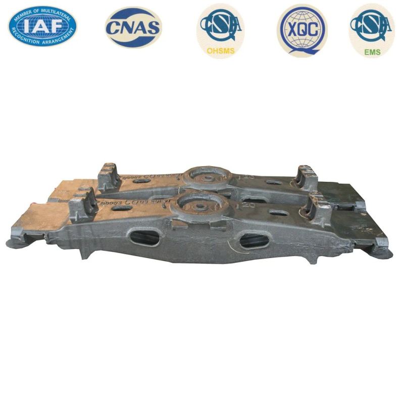 Steel Casting Machinery Part Train Parts Railway Components Bolster Castings Railway Parts