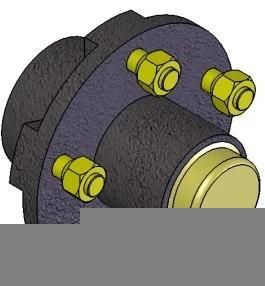 Gray Cast Iron, Steel and Machinery Application Cast Iron Wheel Hub