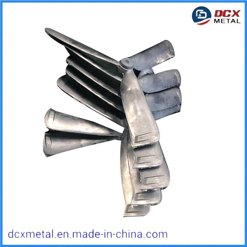 High Precision OEM ODM Custom Metal Electric Motor Air Conditioner Aluminium Fan Blade