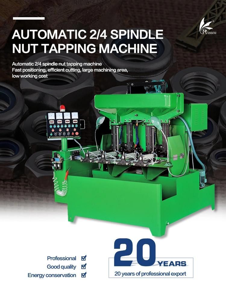 Automatic 2/4 Spindle Nut Tapping Machine