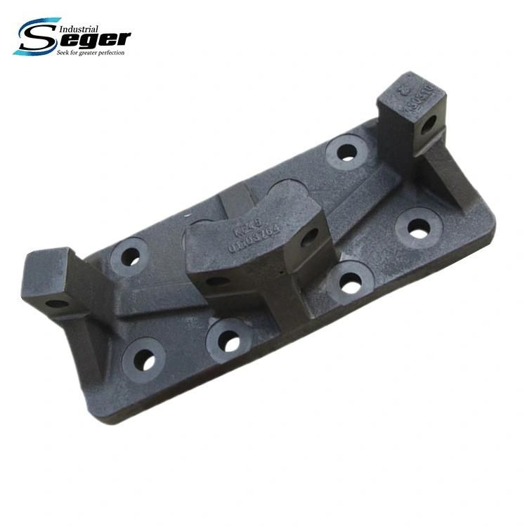 OEM Casting Railway Base Plates with Iron and Steel