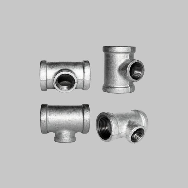 Investment Casting Y Tee NPT Coupling Fittings Pipe Branch Stainless Steel Reducing Tee Elbow Pipe Fitting Lost Wax Casting for Valve Accessories