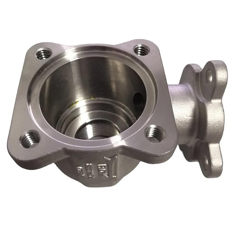 Stainless Steel Connector Flange Screwed Threaded Elbow Lost Wax Casting Pipe Fittings
