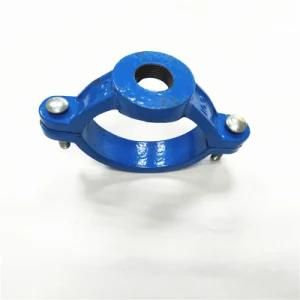 ASTM A536/Qt450-10 Pipe Fittings Saddle Clamp Cast Iron Ductile Iron