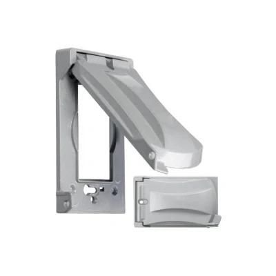 Spray Coating Die Casting of Aluminum Weatherproof Electrical Outdoor Outlet Box Cover