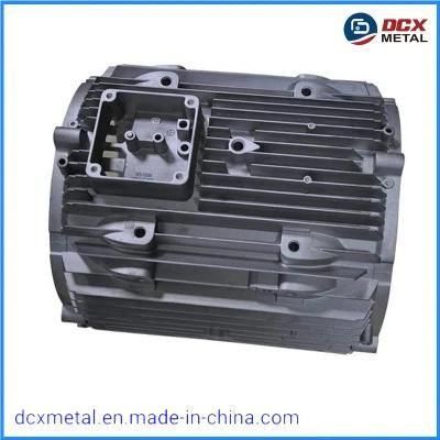 Factory Supply Sand Blasting Electric Motor Housing for Aluminium Die-Casting