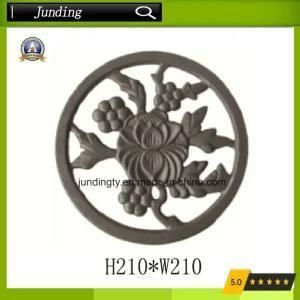 Wrought Iron Rosette Casting Iron Scroll for Wrought Iron Gate