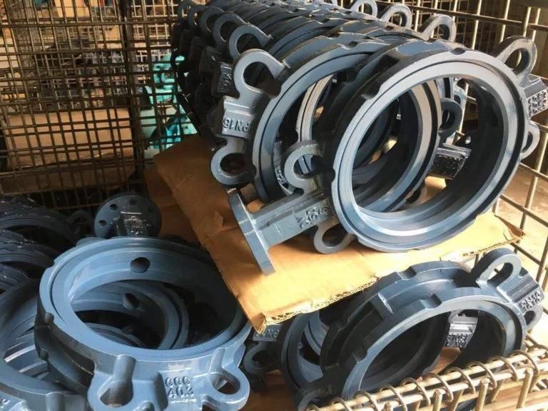 Factory Customize Resin Sand Casting Stainless Steel Butterfly Valve Body Valve Parts