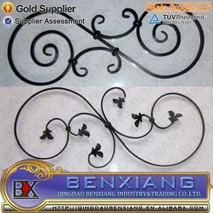 Qingdao Factory Wrought Iron Rosettes and Panels