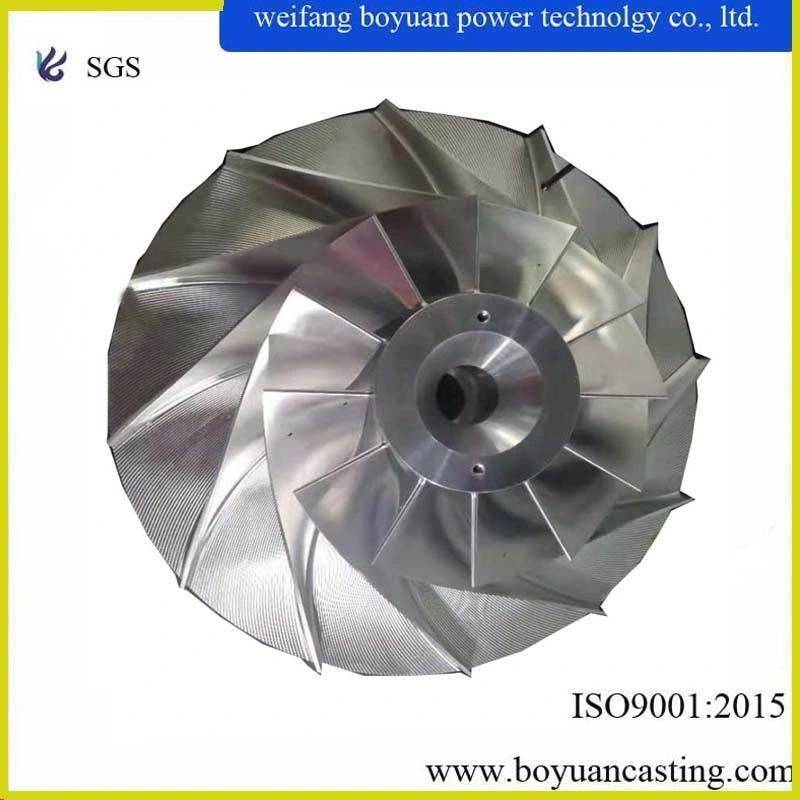 Lower Pressure Casting Ventilation System Fan Aluminum Impeller