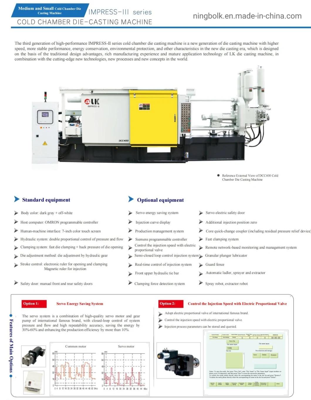 High Pressure Die Casting Machine (DCC-800 Standard)