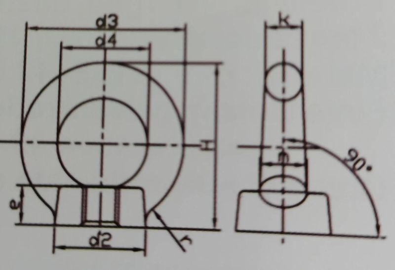 Factory High Quality Stainless Steel DIN582 Lifting Eye Nuts