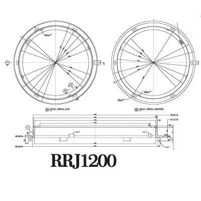 Rubber Ring Joint 1200mm Concrete Pipe Pallet