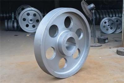 Heavy Duty Ductile Iron Gray Iron Steel Green Sand Casting with CNC Machining Pulley Wheel