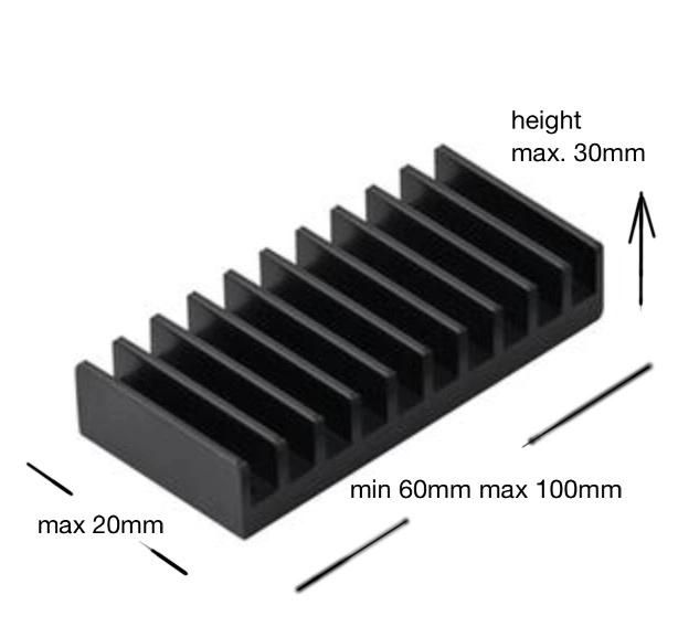 OEM ADC12 Aluminum OEM Die Casting Heat Sink