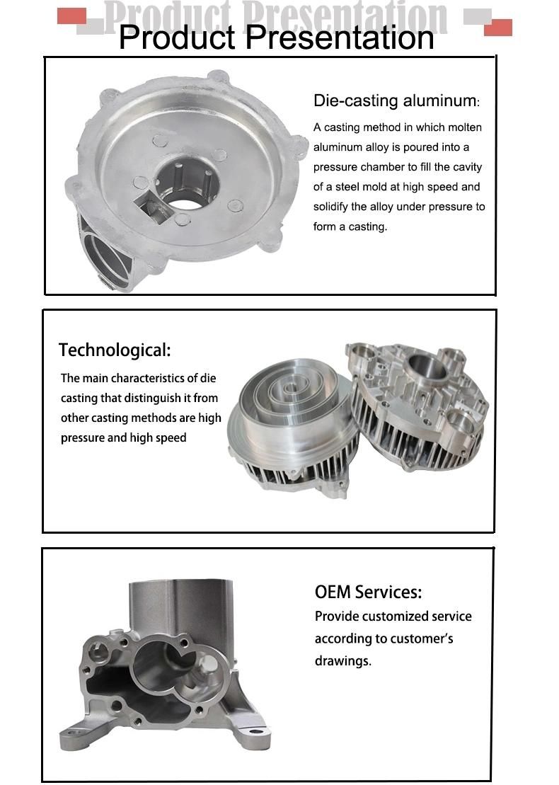 Manufacturer Direct A356 Precision Pressure Aluminum Die Casting Parts for Aluminum Sand Casting LED Lighting