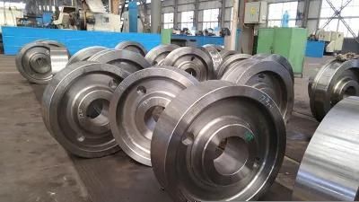 OEM Sand Casting Customized Cast Steel Railway Tyre Wheel