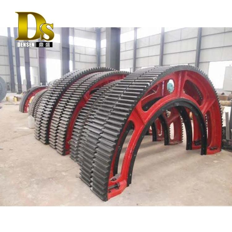 Densen Customized Steel Gear Ring for Transmission for Ball Mill