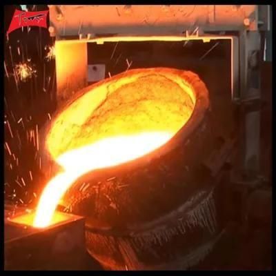 Automatic Molten Metal Pouring Machine Foundry Ladle