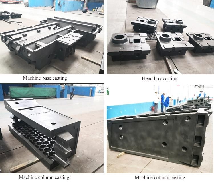 Monoblock Cast Iron Bed for Double Column Gantry Machine Casting