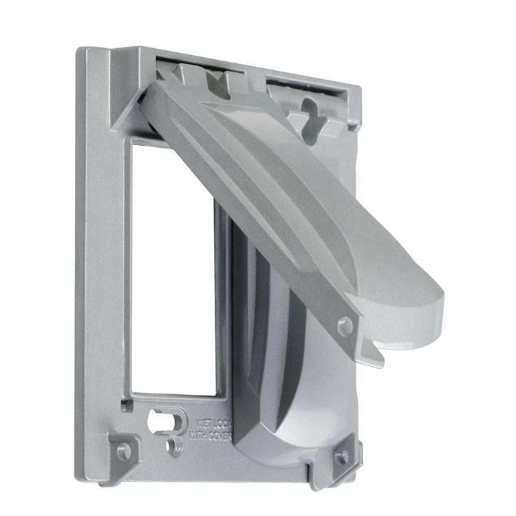 Spray Coating Die Casting of Aluminum Weatherproof Electrical Outdoor Outlet Box Cover