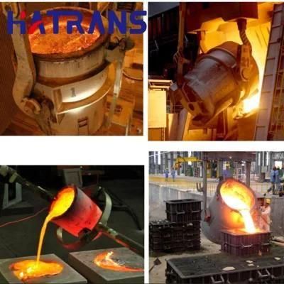 Iron Ladle for Casting Used in Steelmaking Plants and Foundries Carry out Pouring ...