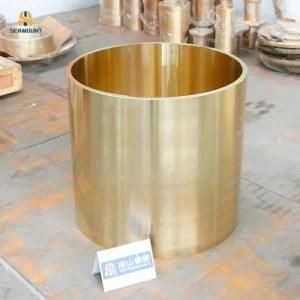 Customized Bronze/Brass/Copper Alloy Centrifugal Casting Bushing with Oil Groove in China