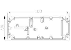 Transceivers Aluminum Die Casting Chassis (XDS-08)