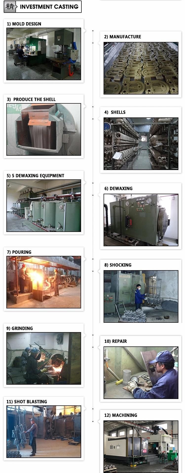 Stainless Steel Lost Wax Casting with Shot Blasting