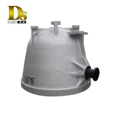 Densen Customized Super Large Cast Steel Slag Ladle or Slag Pot