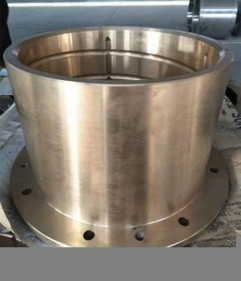 CNC Machining Customized Carbon Steel Copper Flange Bushing Sleeve