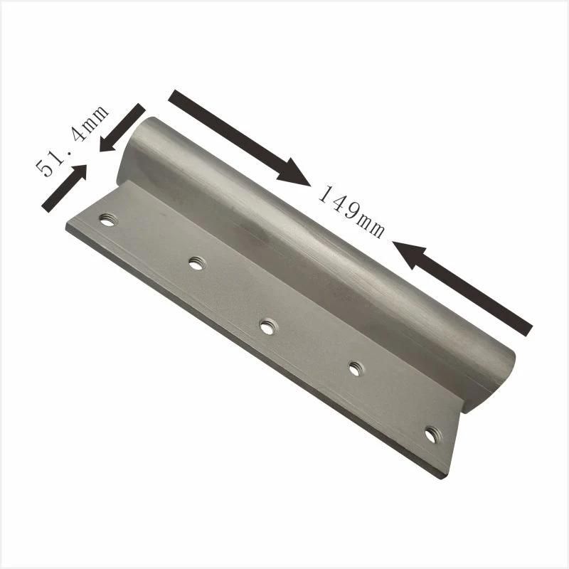 Silver Color Buffer Door Hinges Automatic Soft Closer 5 Inch Flag Hinge for Aluminum Door