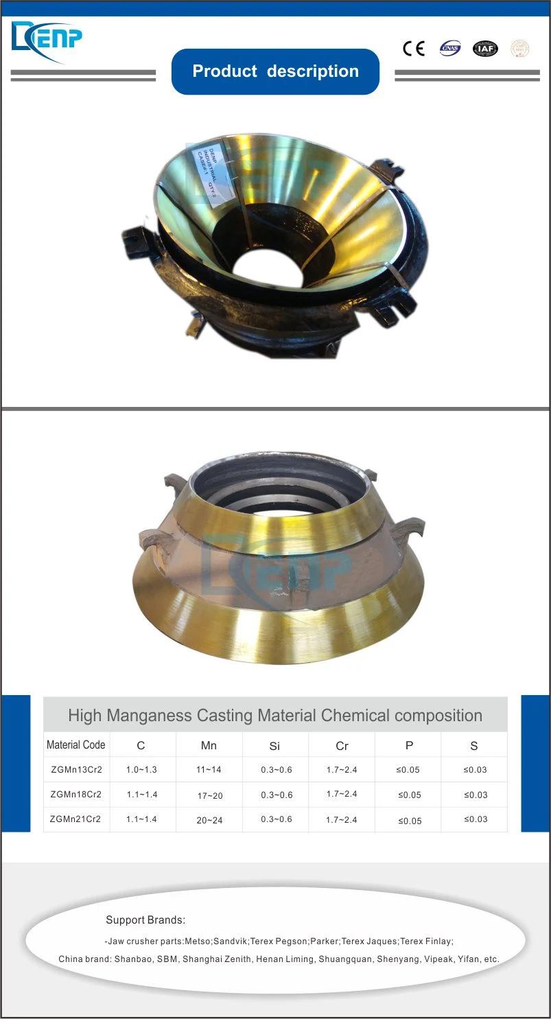 Short Head Mantle Cone Crusher Mantle