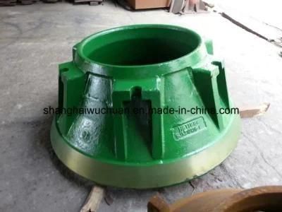 Manganese Wear Parts Bowl Liner Compatible with Symons Cone Crusher