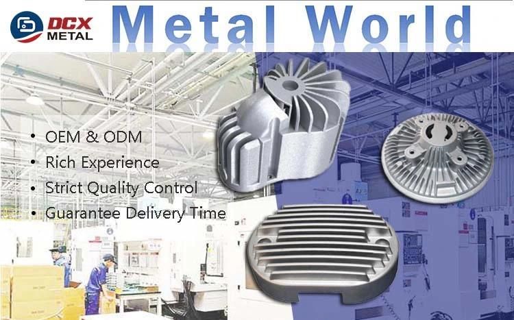 OEM Low Cost Aluminum Alloy Die Casting Cast with CNC Machining